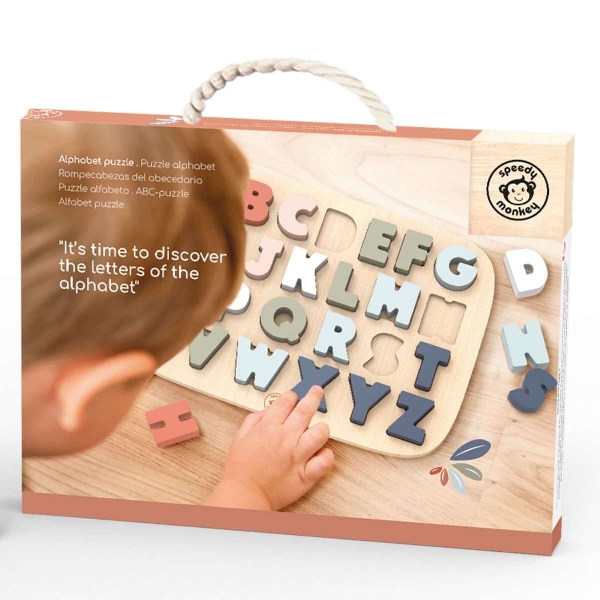 Wooden Alphabet Puzzle | Speedy Monkey