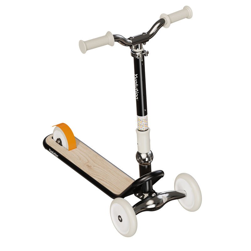 Yvolution - Glider Scooter Classic Black 3 wheel scooter