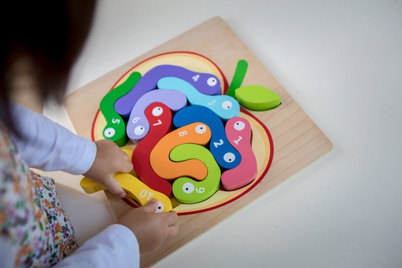 123 Worm Puzzle - Kiddie Connect