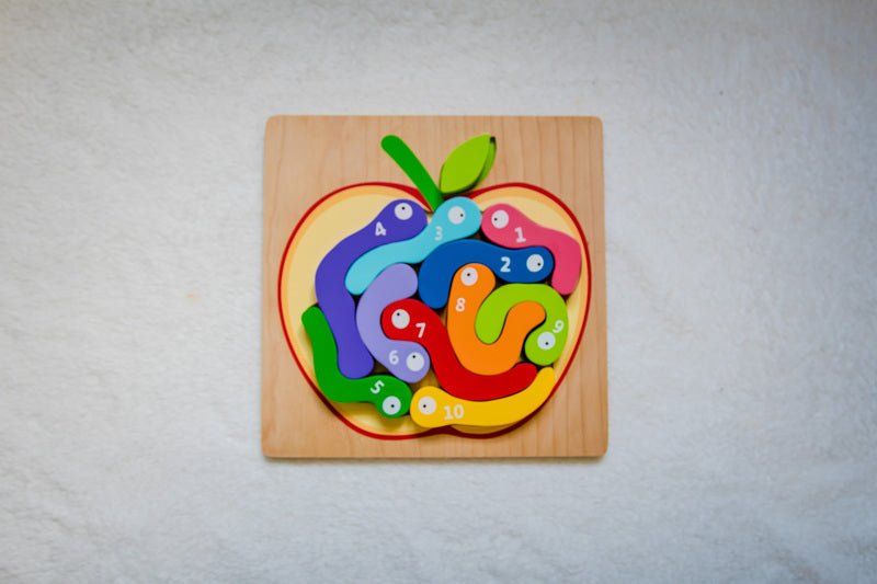 123 Worm Puzzle - Kiddie Connect