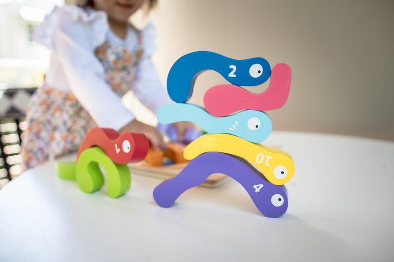 123 Worm Puzzle - Kiddie Connect