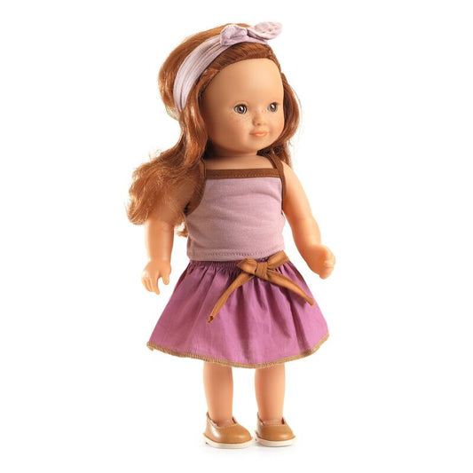 32 cm Lovely Sophie Red Hair Doll - Djeco