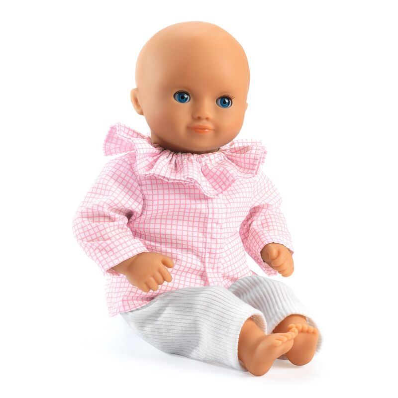 32 cm Pomea Machine Washable Alba Soft Body Doll - Djeco