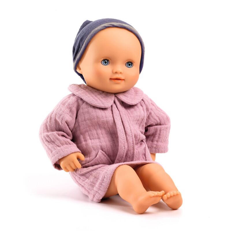 32 cm Pomea Machine Washable Dahlia Soft Body Doll - Djeco