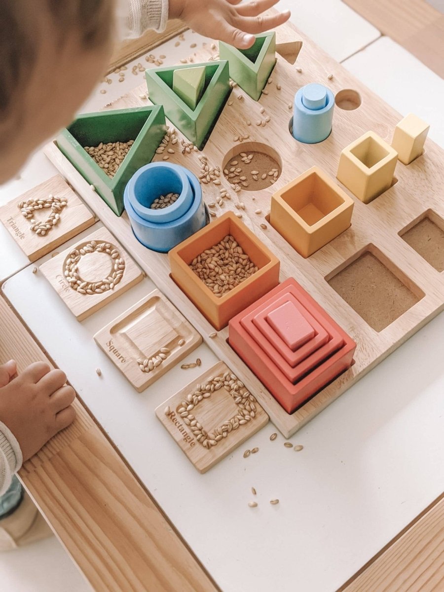 3D Sorting and Nesting Board | Q Toys