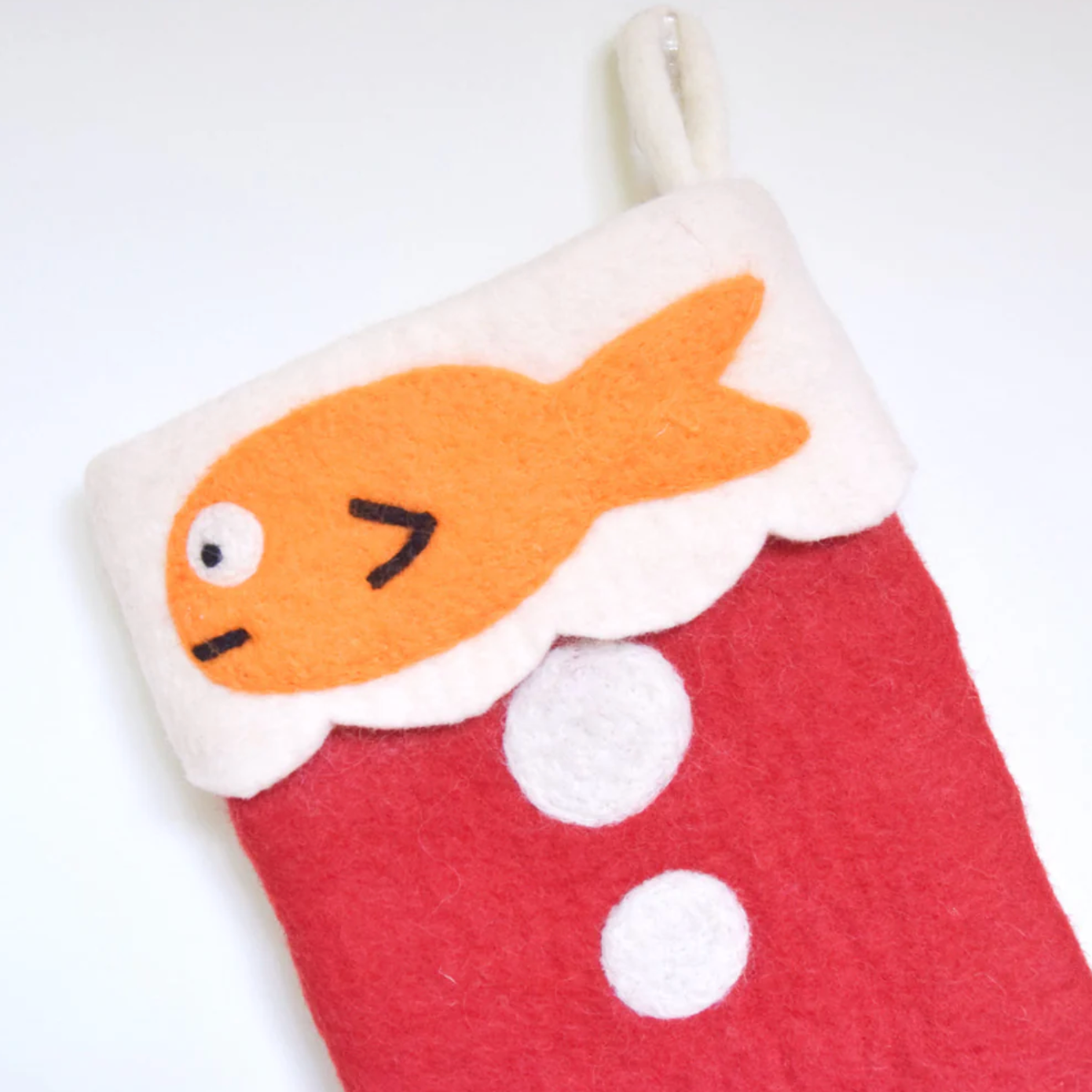 Felt Christmas Stocking for Cats - Tara Treasures