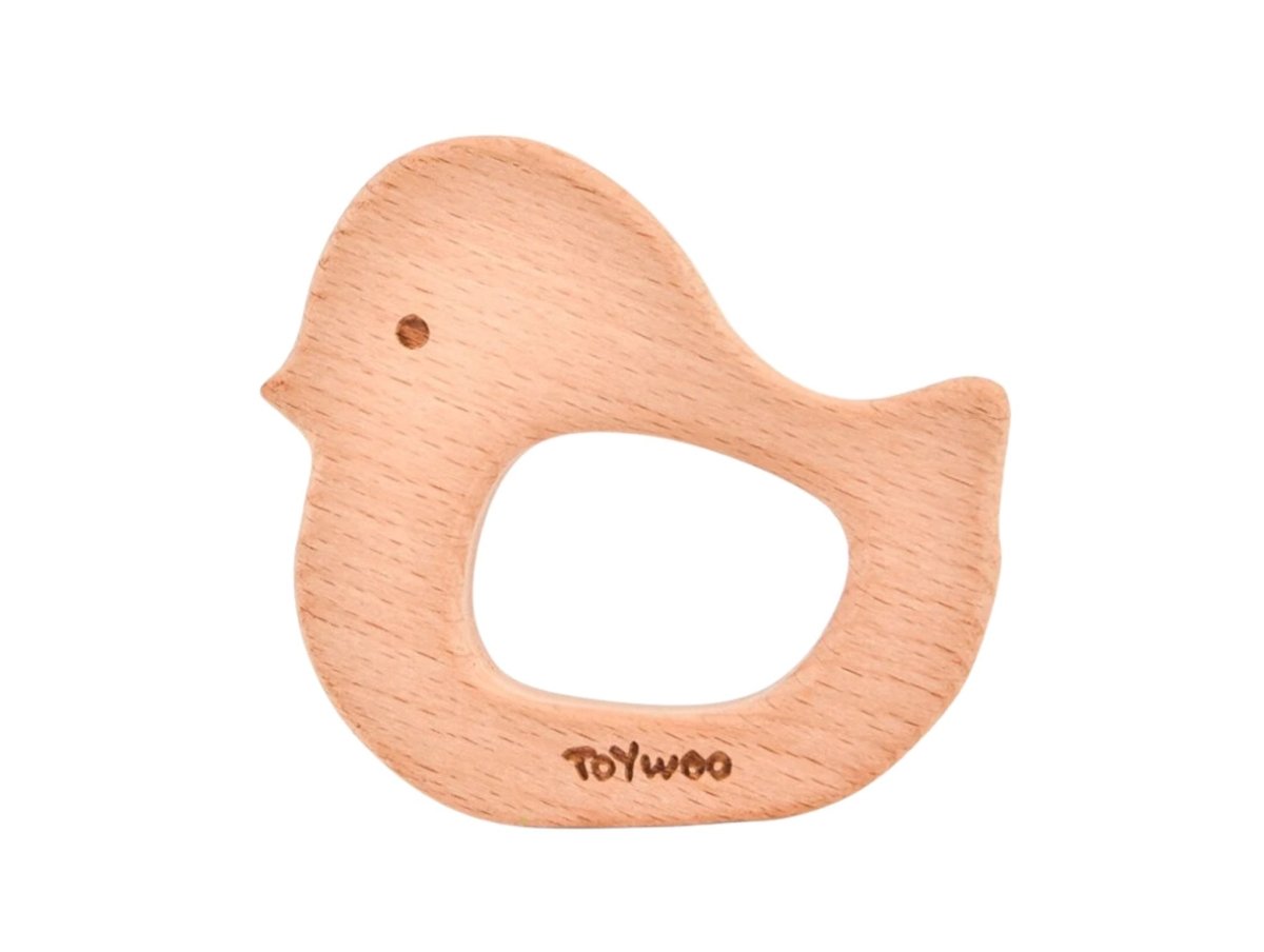 wooden baby teethers