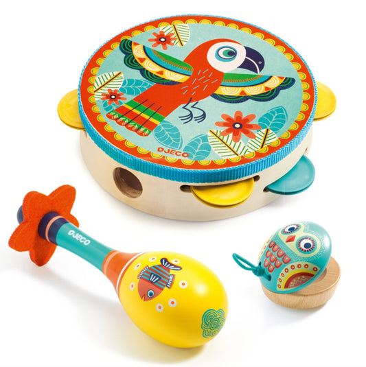 Animambo Set Of 3 Instruments - Djeco