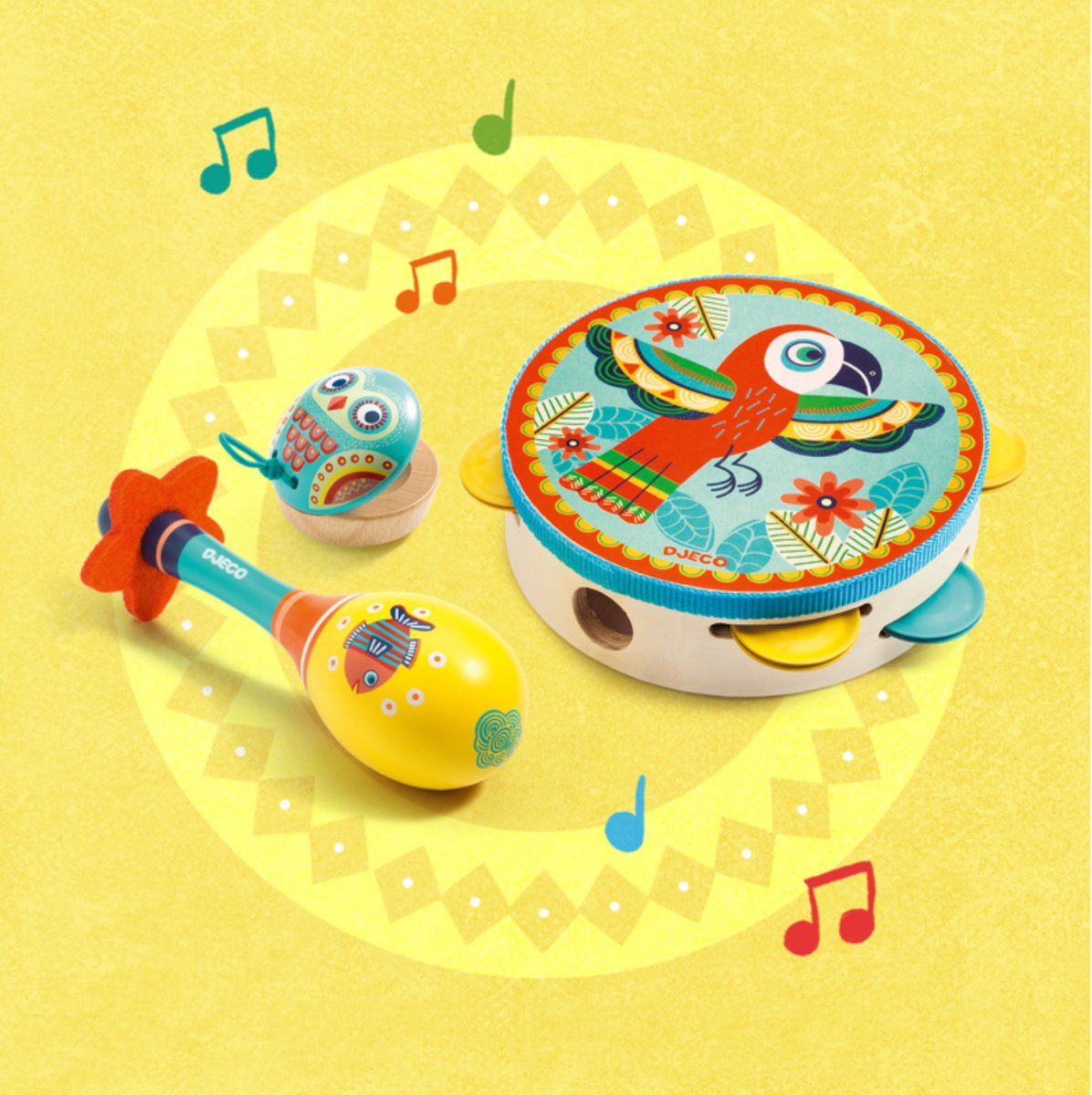 Animambo Set Of 3 Instruments - Djeco