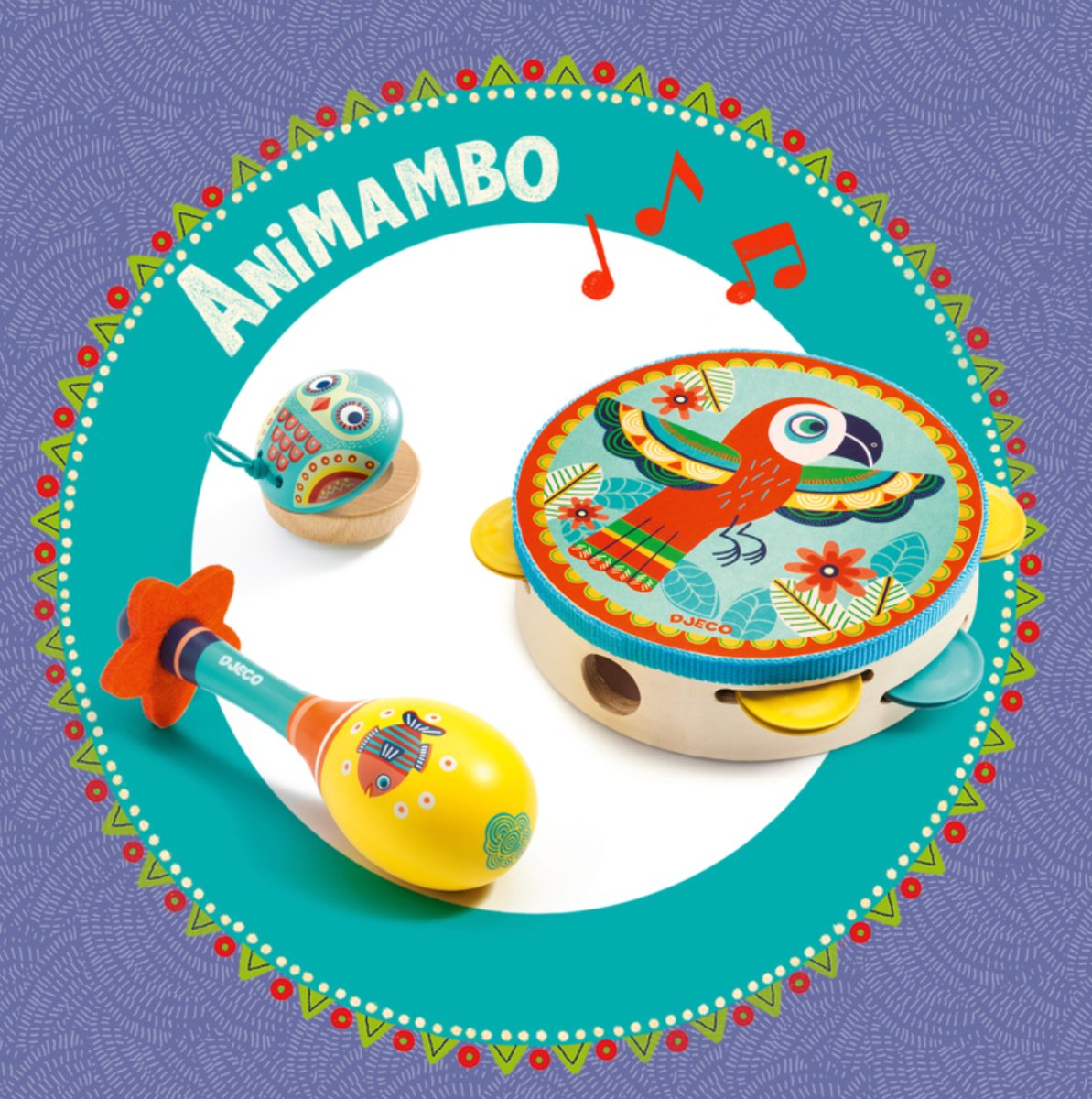 Animambo Set Of 3 Instruments - Djeco