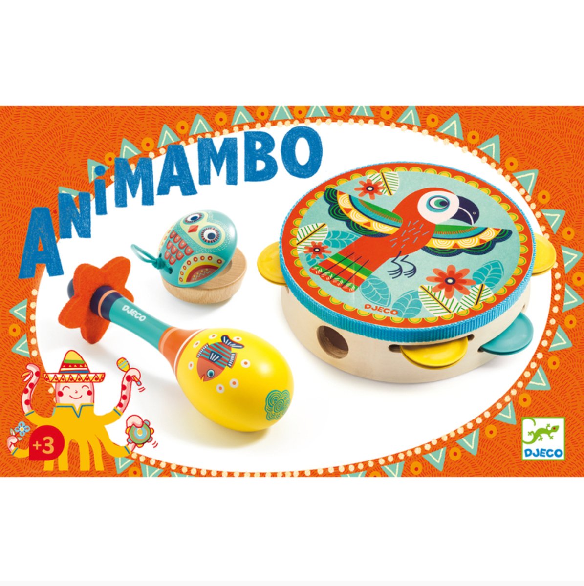 Animambo Set Of 3 Instruments - Djeco