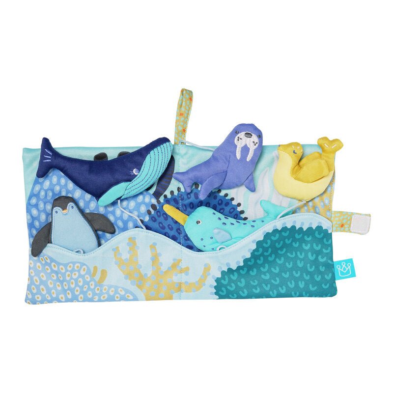 Arctic Adventure Fabric Washable Bath Book - Manhattan Toy