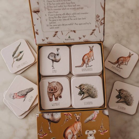 Australia Memory Card Game by Modern Monty