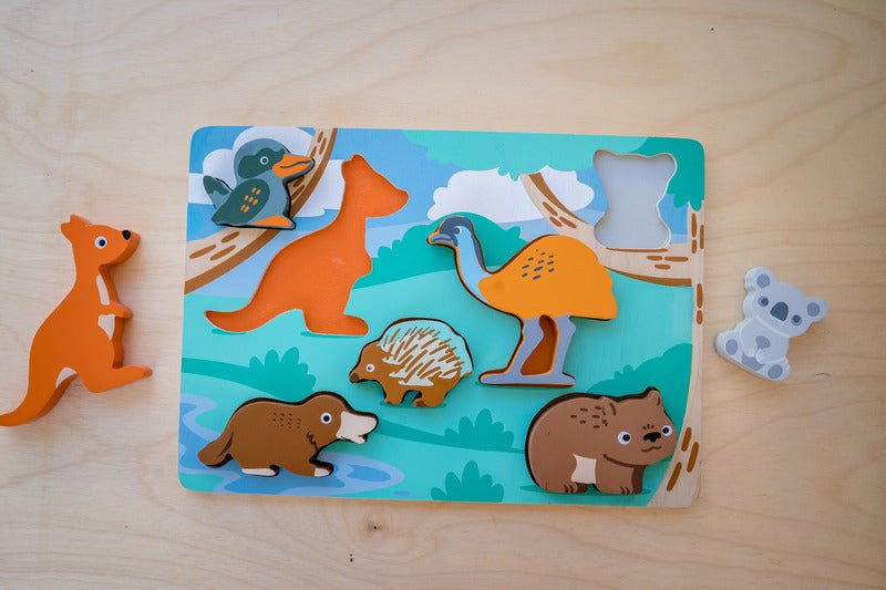 Australian Animal Puzzle - Kiddie Connect