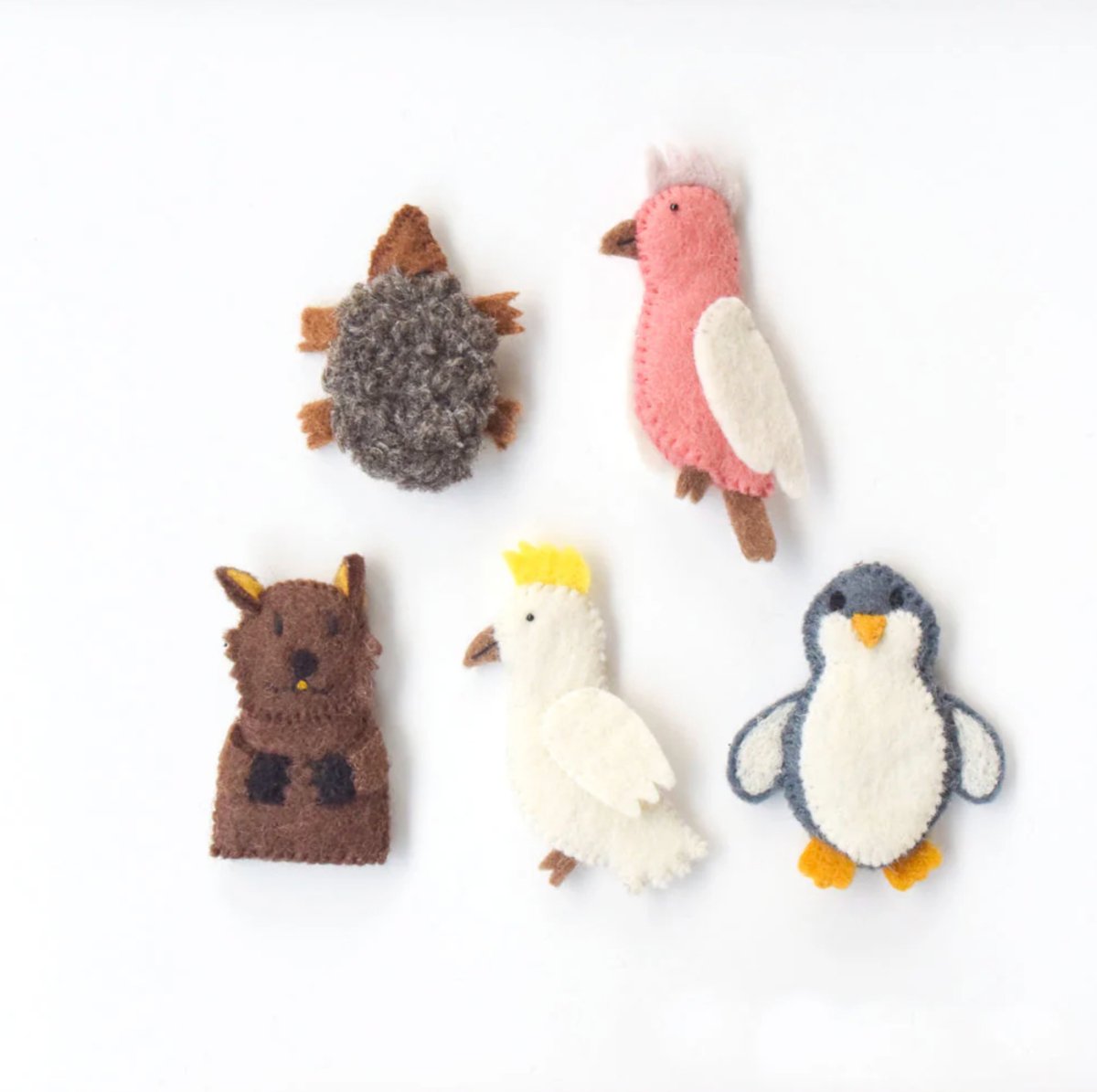 Australian Animals B - Finger Puppet Set | Tara Treasures