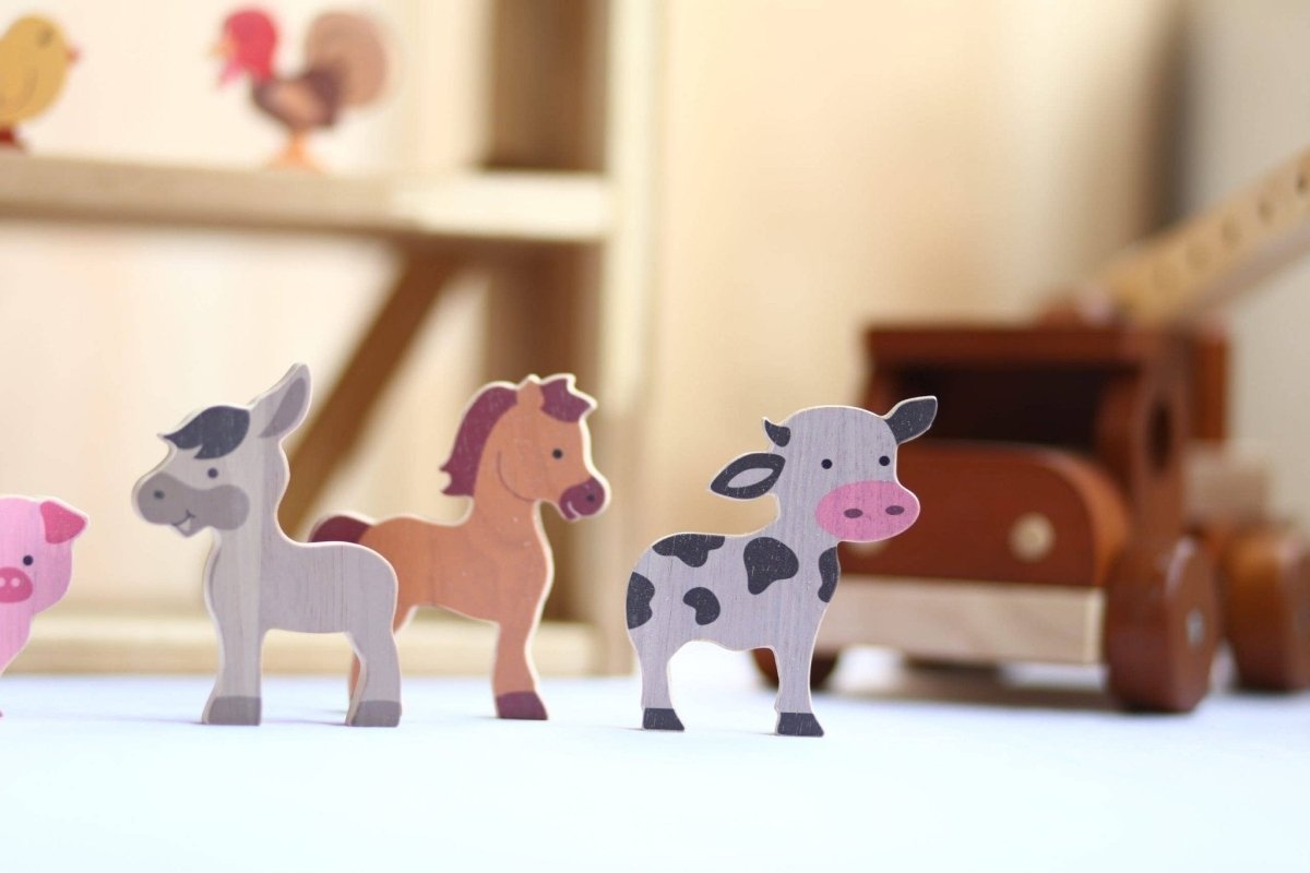 Baby Farm Animal Figures | Q Toys