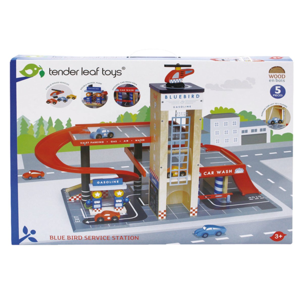 Blue Bird Service Station - Tender Leaf Toys