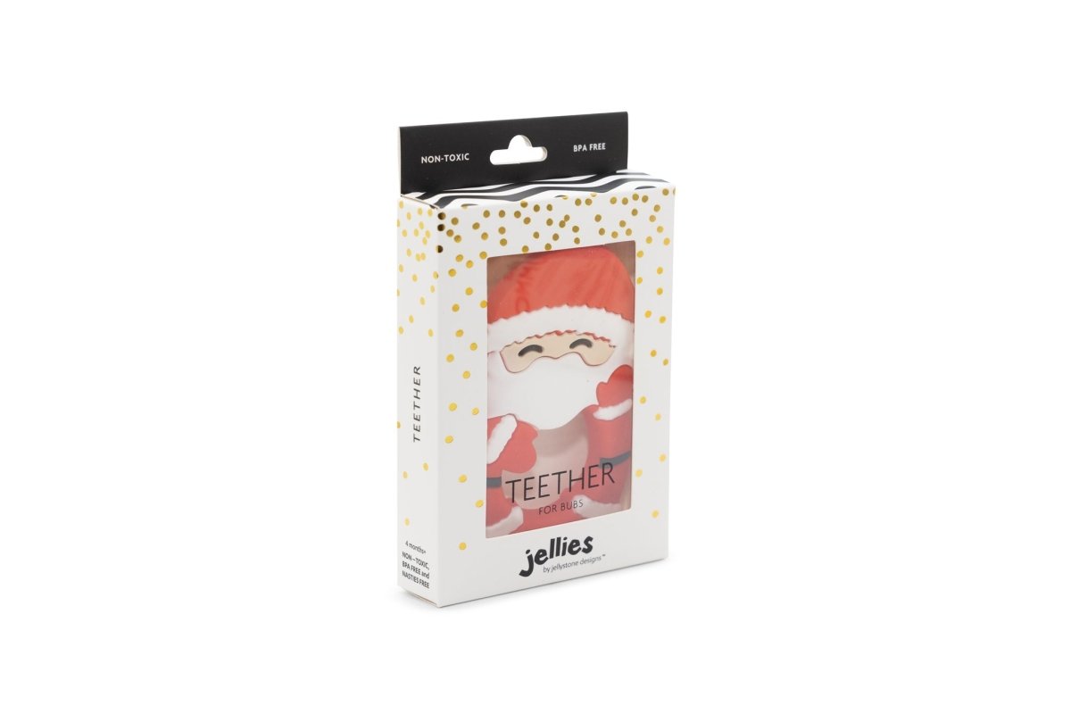 Christmas Santa Silicone Teether - Jellystone Designs