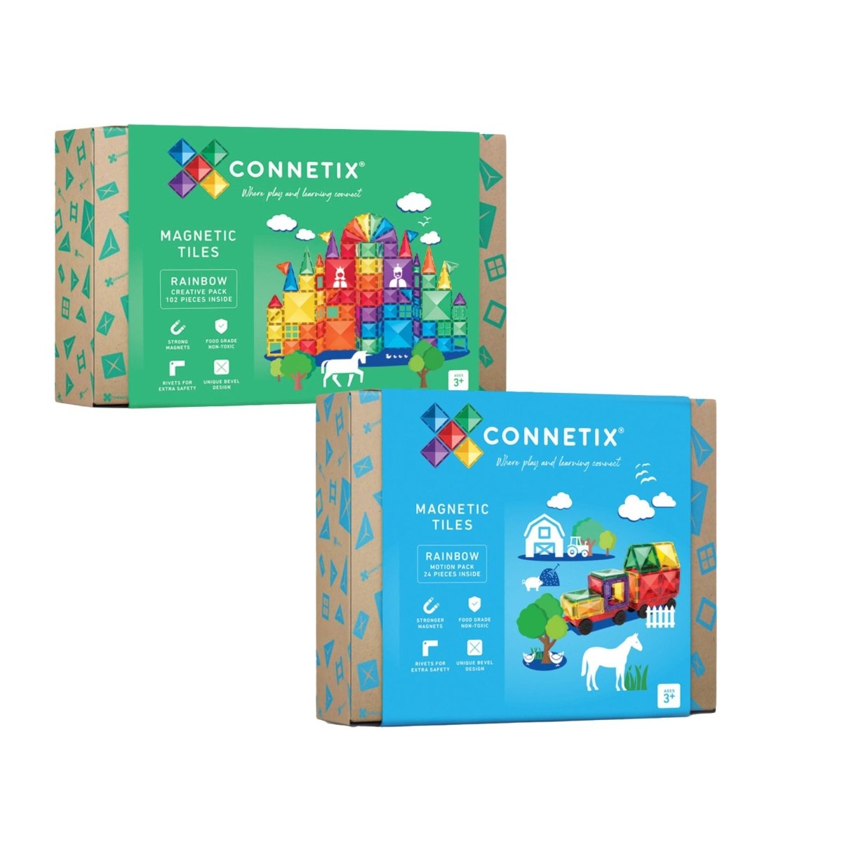 Connetix Tiles - Creative Motion Bundle 126 Piece