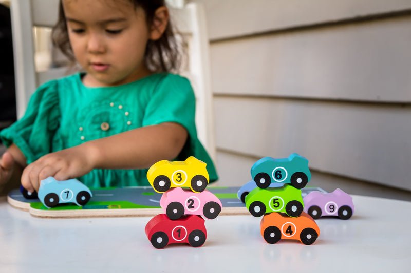 Counting 1 - 10 Car Puzzle - Kiddie Connect