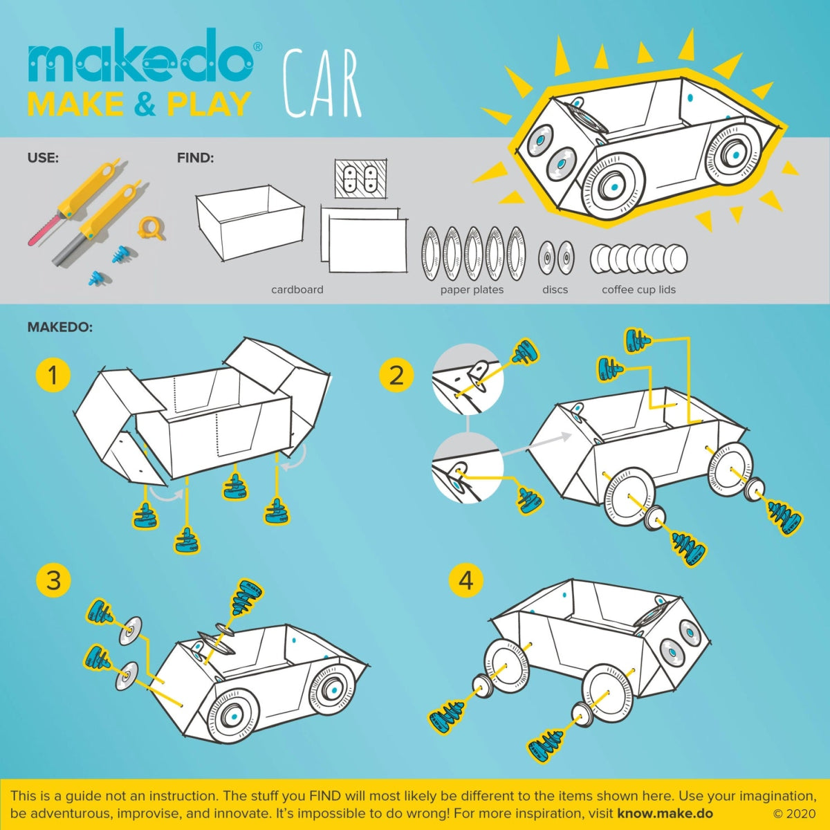 Create | Makedo Cardboard Construction Kit