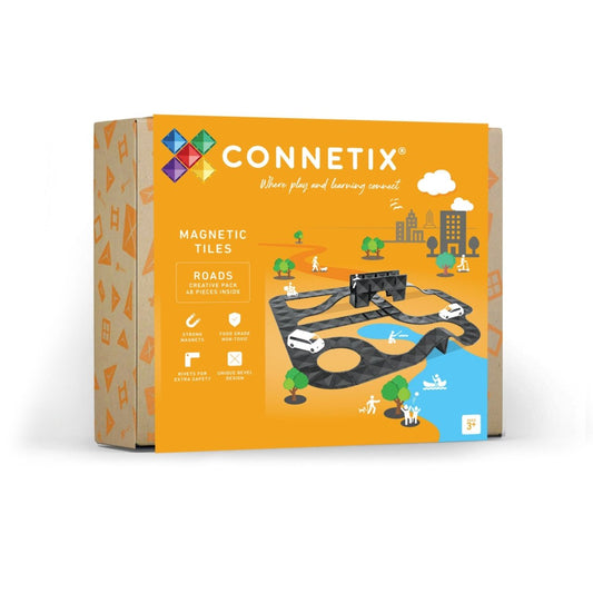 Creative Roads Pack 48 pc | Connetix Tiles