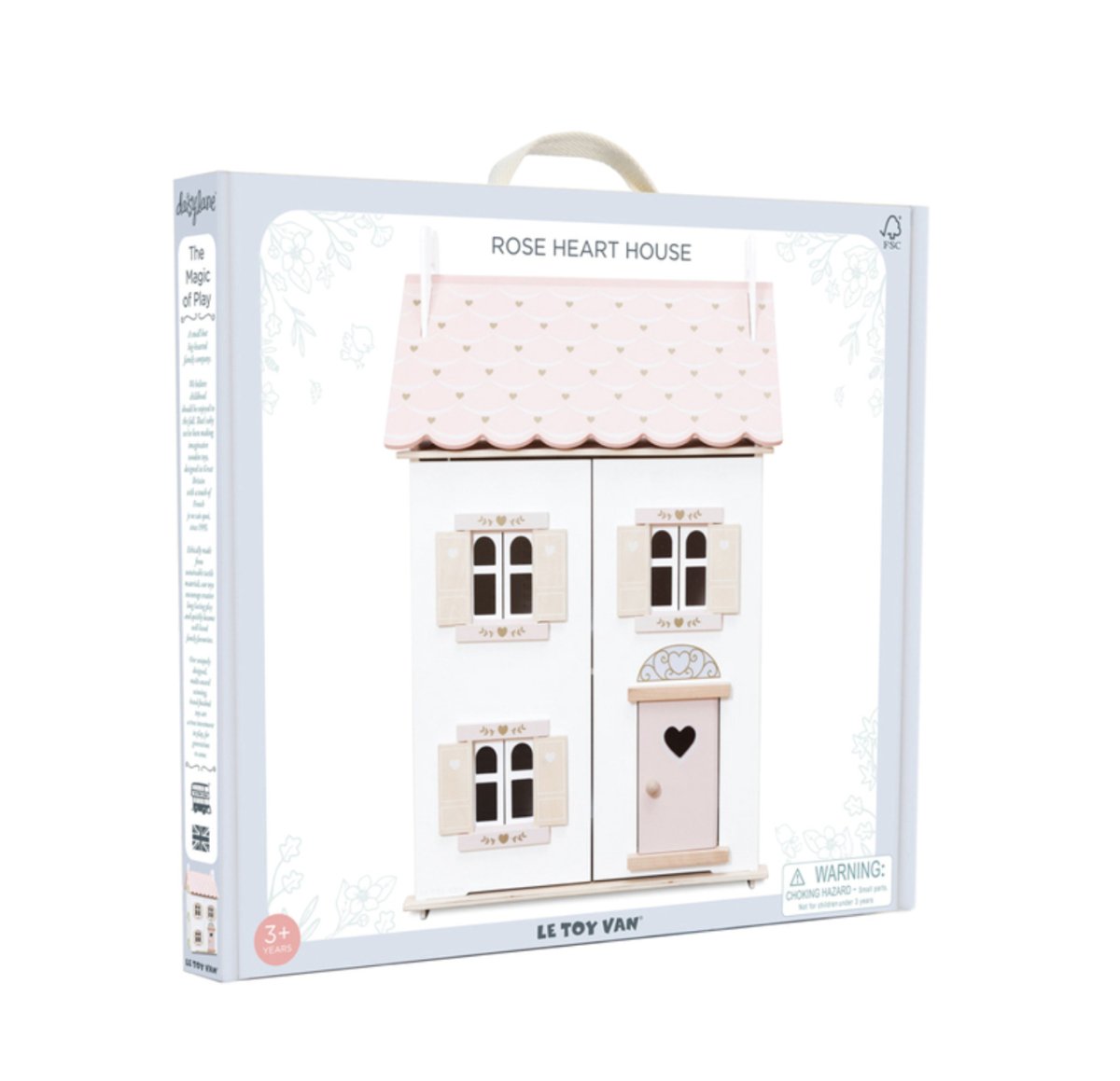 Daisylane Rose Heart Doll House - Le Toy Van