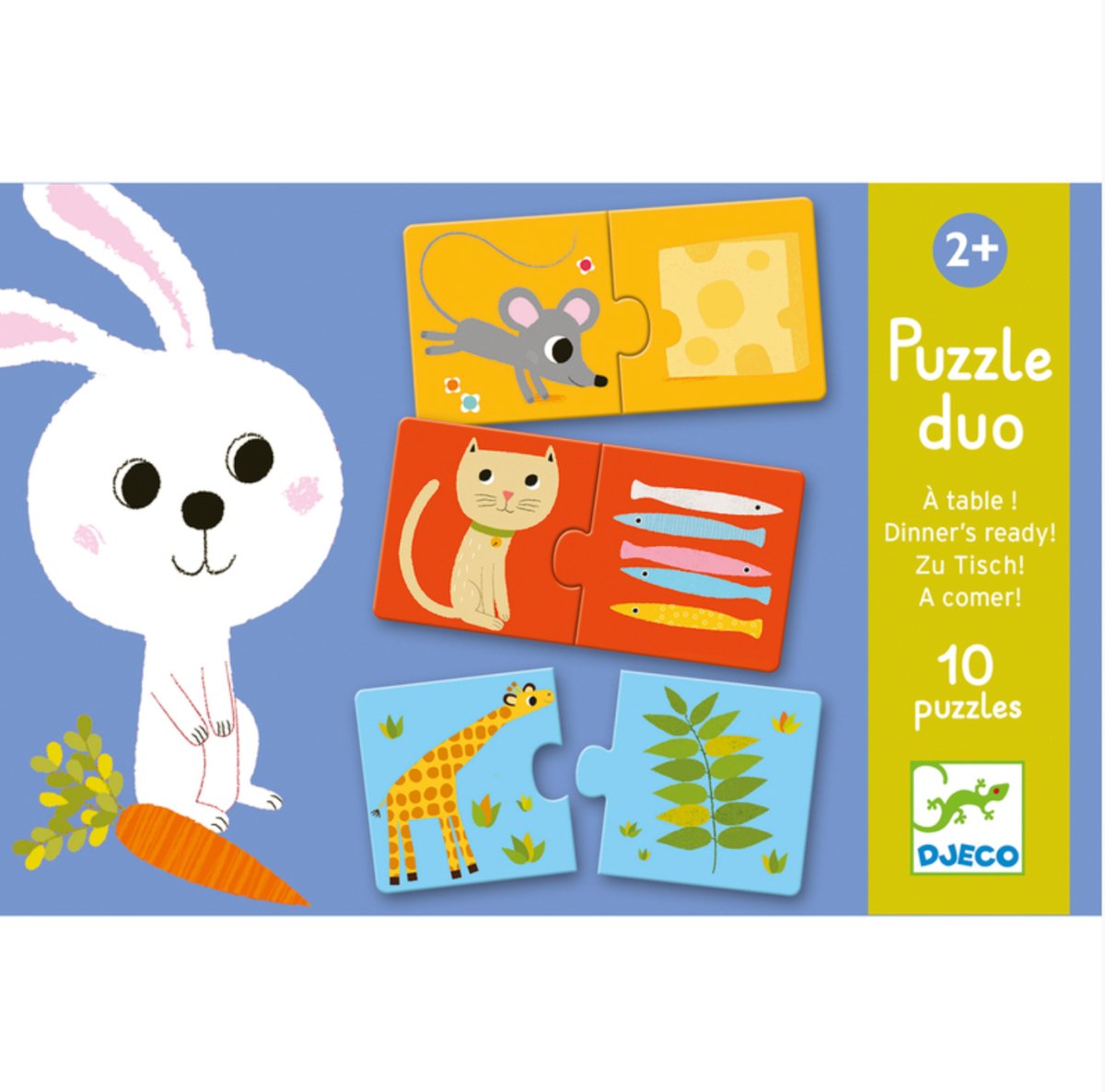 Dinner is Ready Set of Duo Puzzles - Djeco