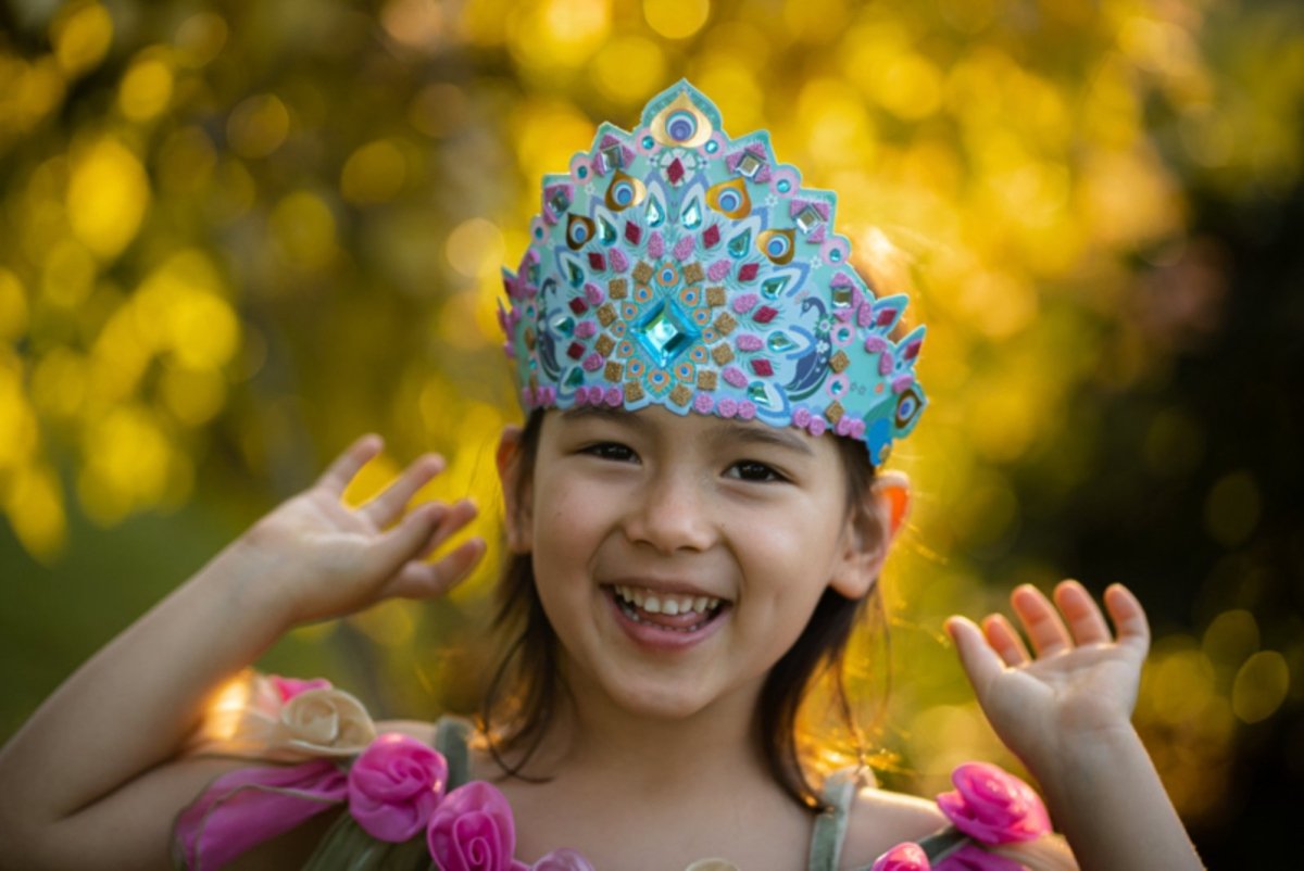 Djeco | Do It Yourself Like A Princess Tiaras (Mosaic Stickers)