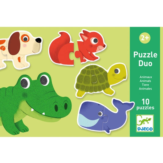 Djeco | Duo Animals 20pc Puzzle