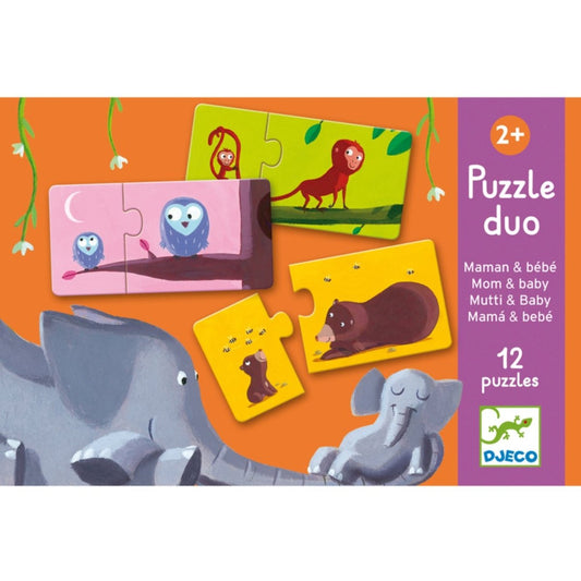 Djeco | Duo Mum & Baby 24pc Puzzle