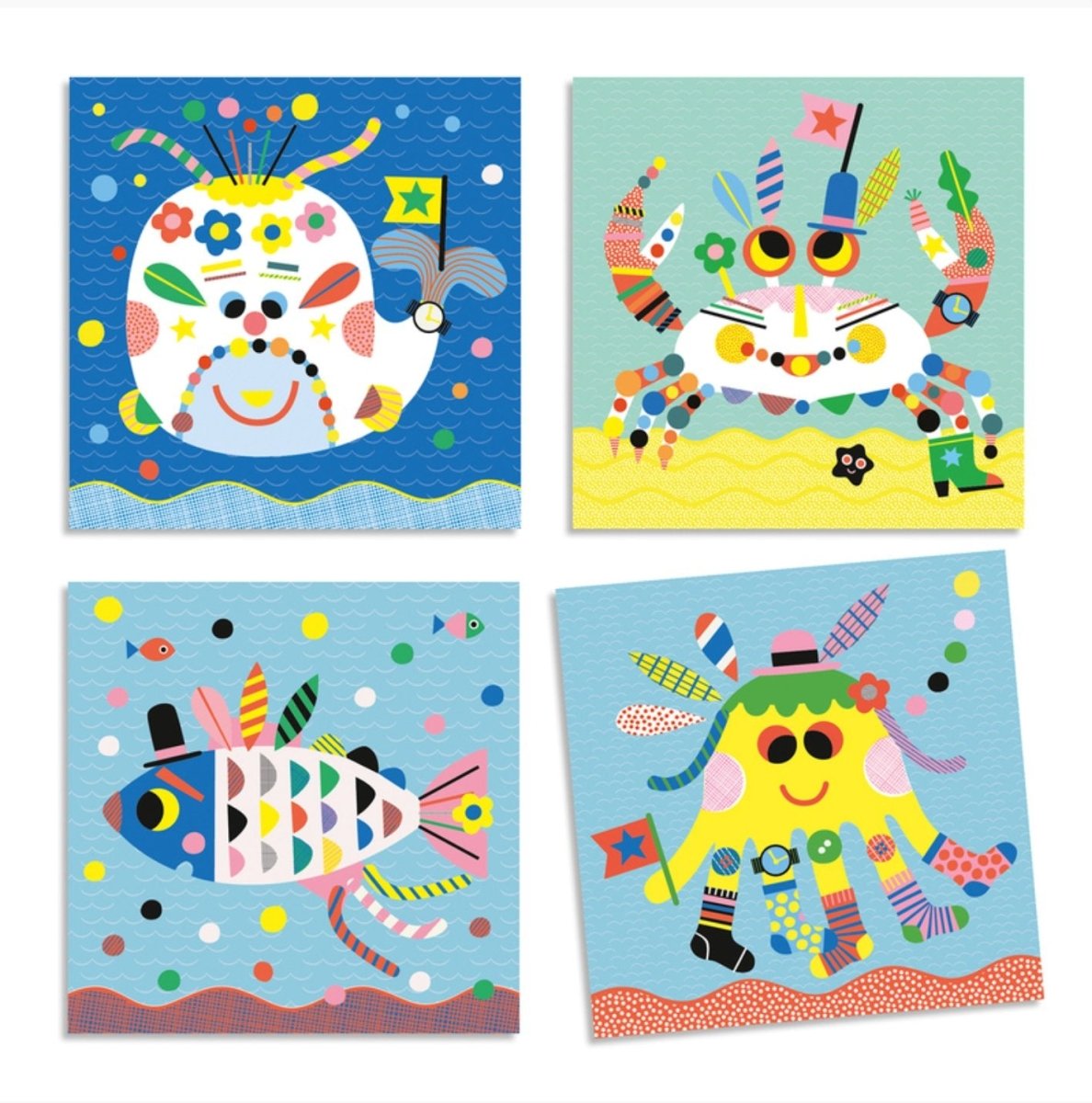 Djeco | Sea Creatures Stickers