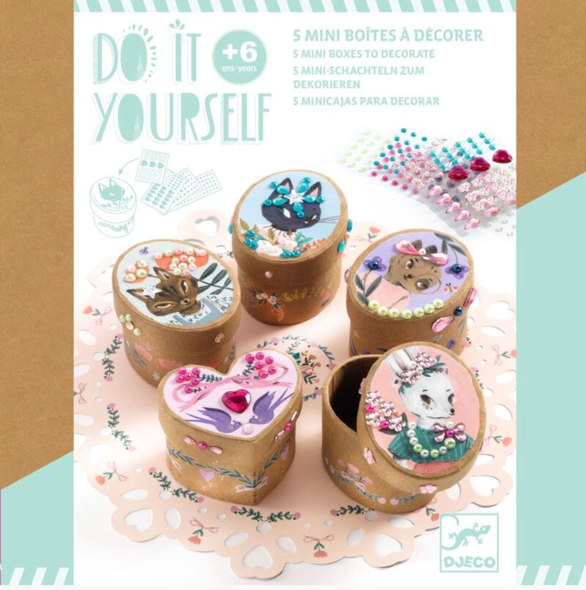 Do It Yourself Adorable Mini Boxes - Djeco