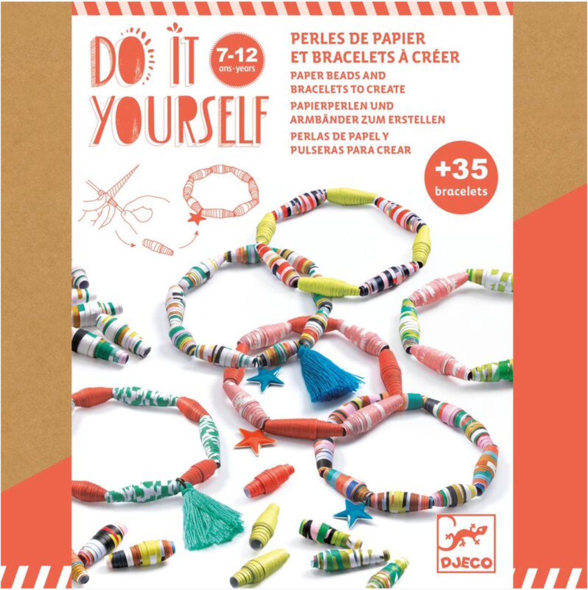 Do It Yourself Pop and Colourful Bracelets - Djeco