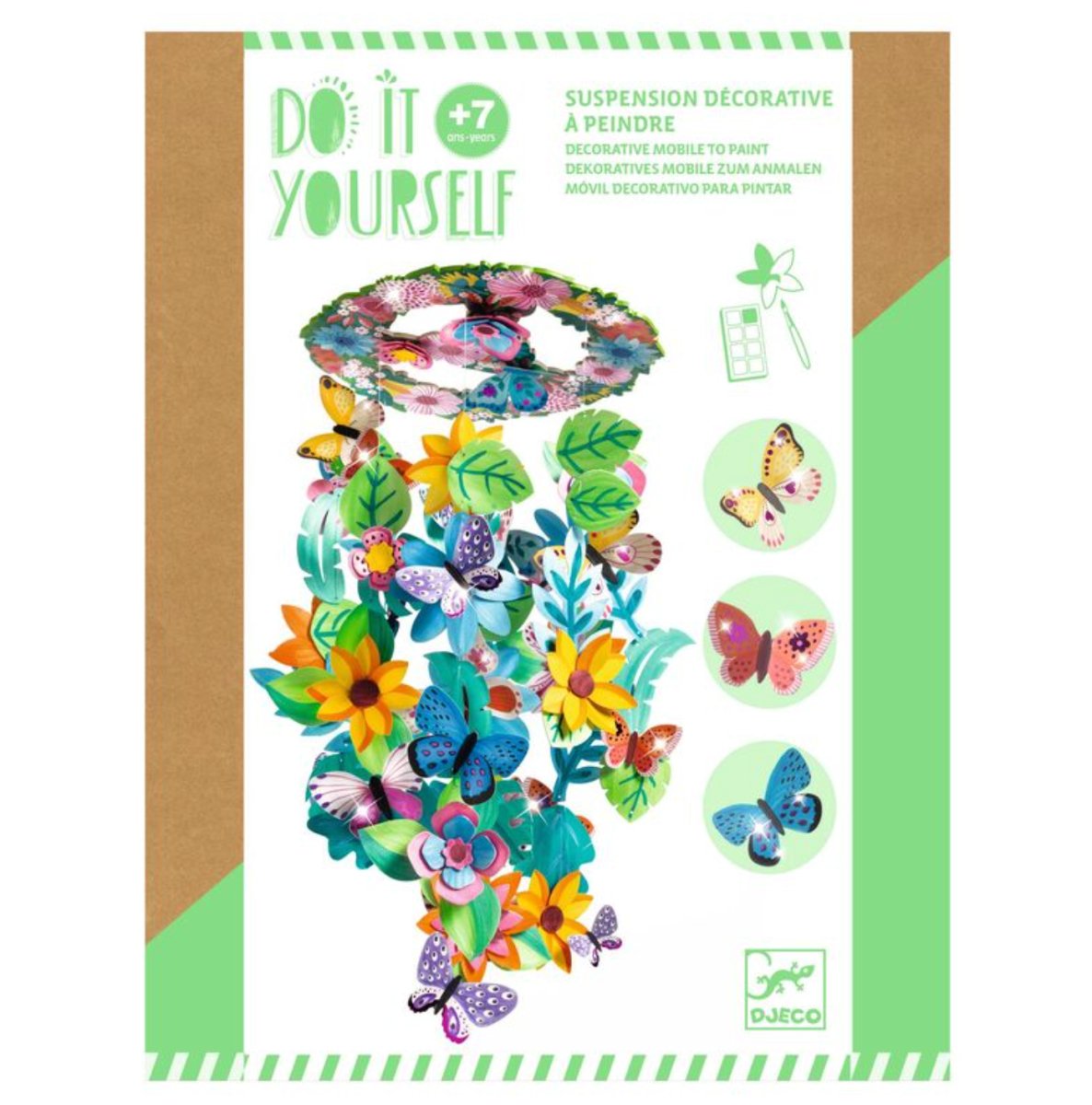 Do It Yourself Springtime Mobile (Paint & Assemble) - Djeco