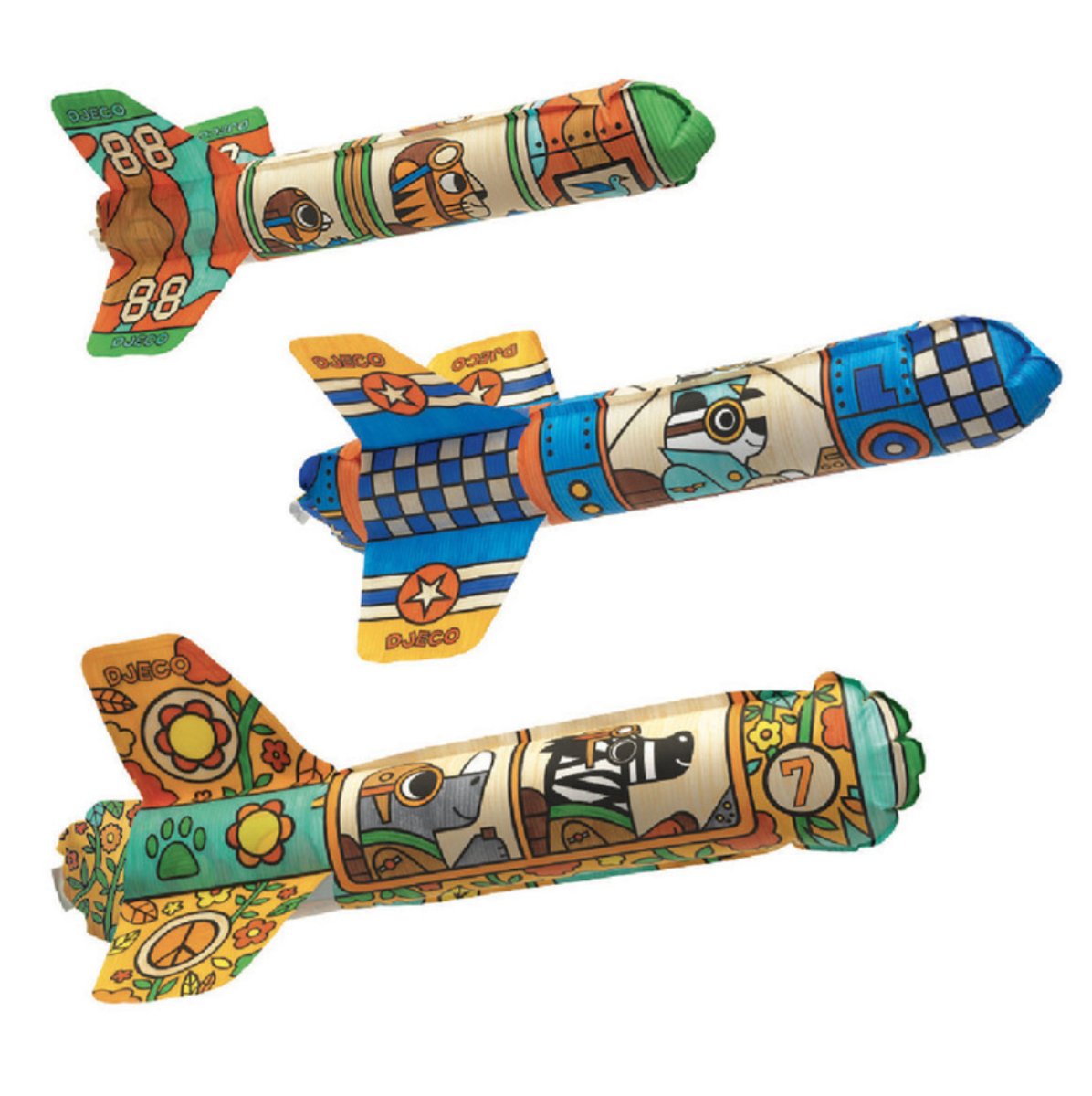 Do It Yourself To The Sky Rockets (Colour & Inflate) - Djeco