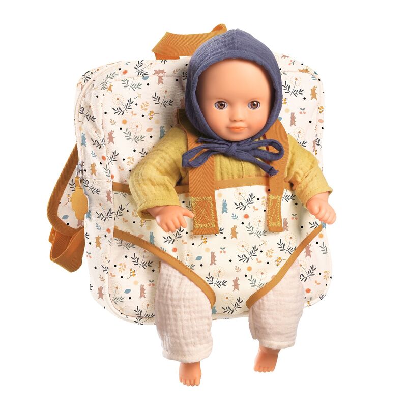 Doll 2 in 1 Backpack & Carrier - Djeco