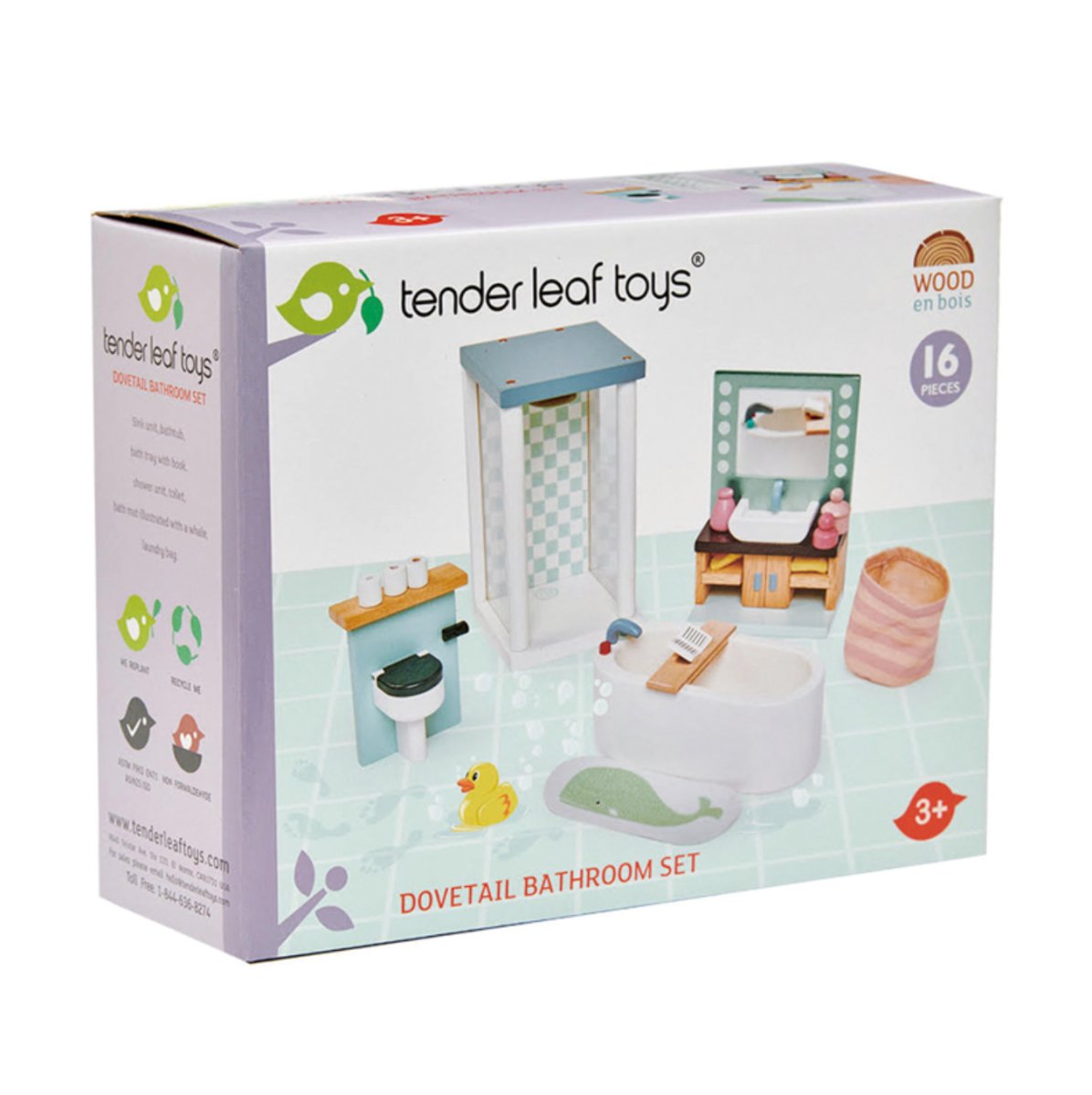 Dovetail Bathroom Set - Tender Leaf Toys