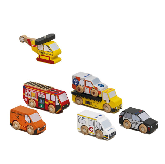 Emergency Helicopter & Rescue Vehicles - Le Toy Van