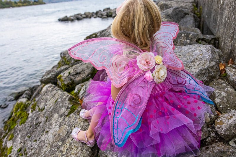 Fairy Blooms Deluxe pink dress - Great Pretenders