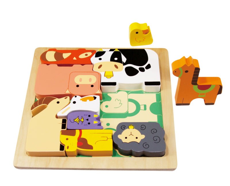 Farm Animal Chunky Puzzle - Kiddie Connect