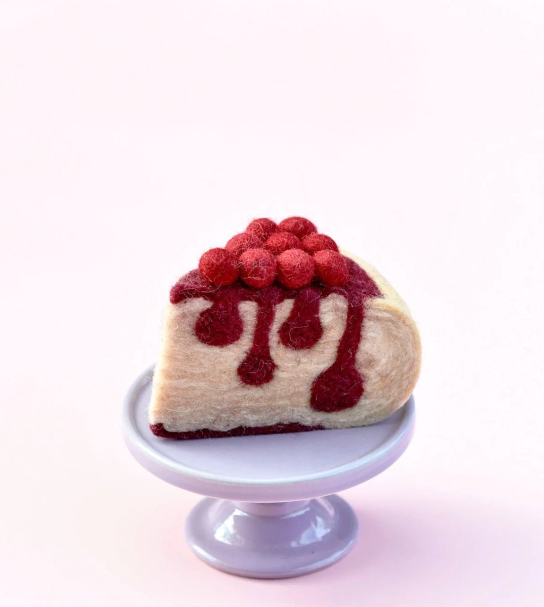 Felt Boysenberry Cheesecake Slice - Tara Treasures