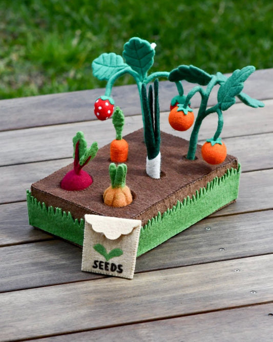 Felt Garden Planter Box (Plants and Vegetables) - Tara Treasures