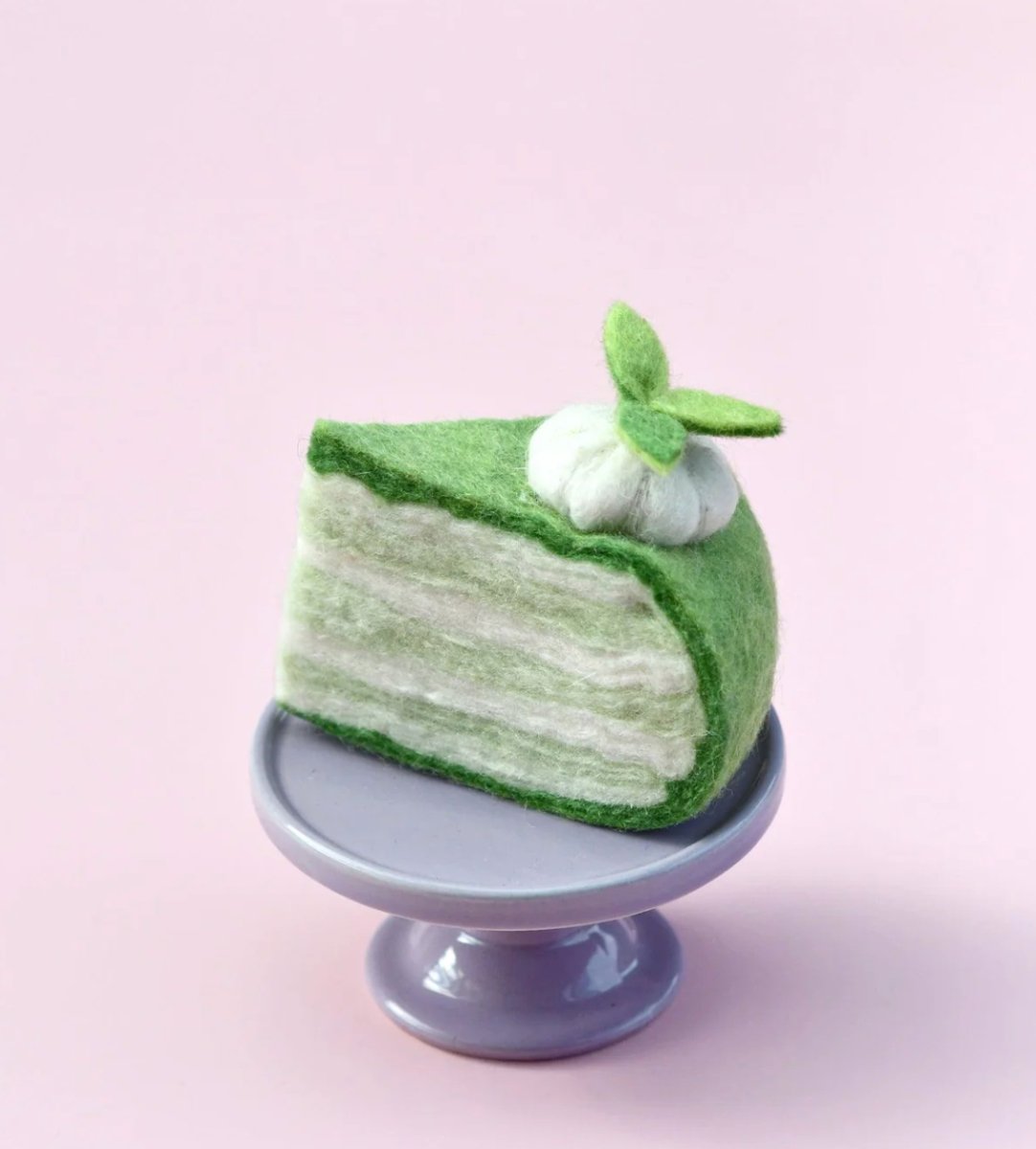 Felt Key Lime Cake Slice - Tara Treasures