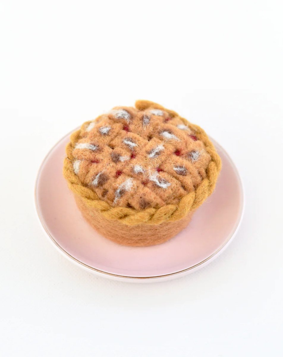 Felt Lattice Apple Pie - Tara Treasures