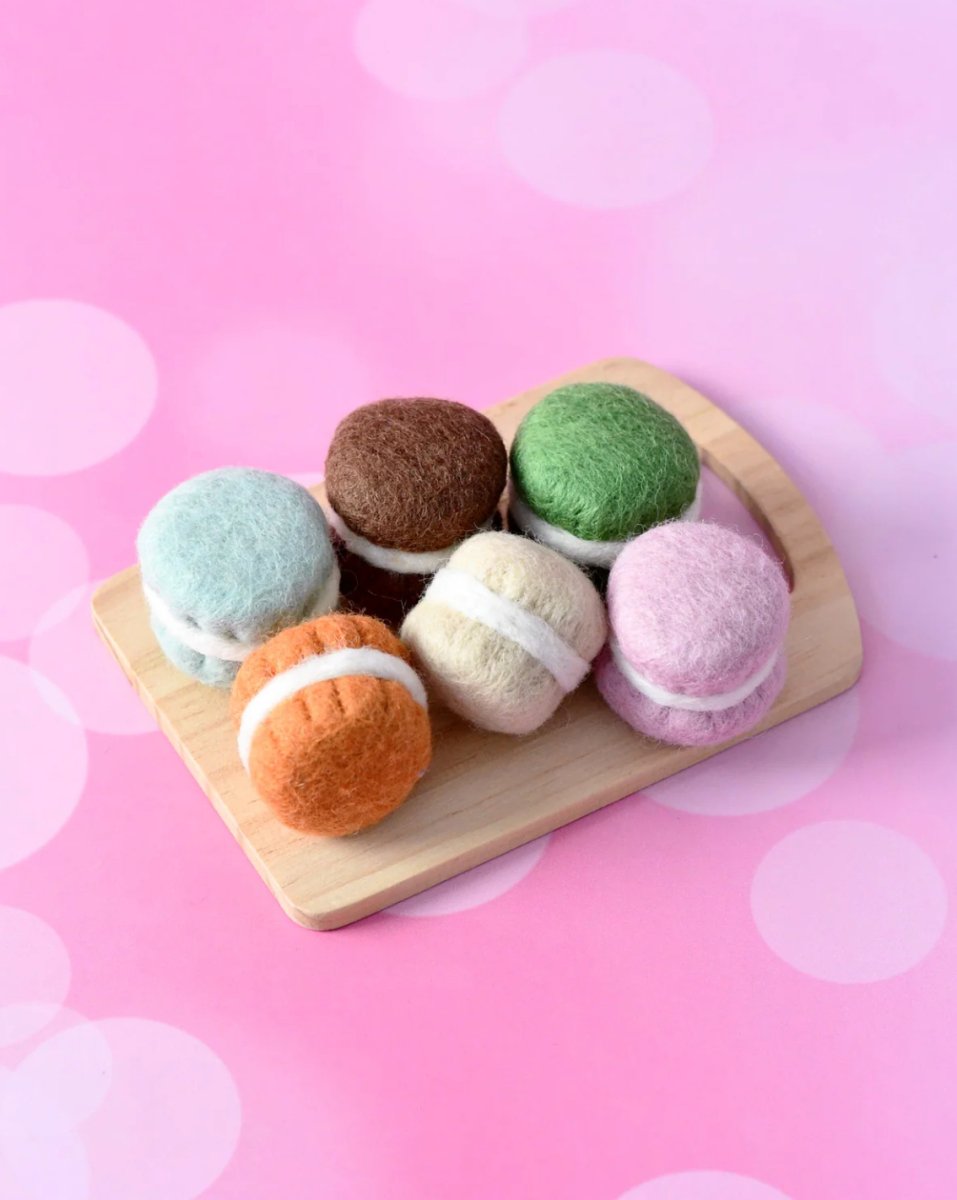 Felt Macarons Set of 6 - Tara Treasures