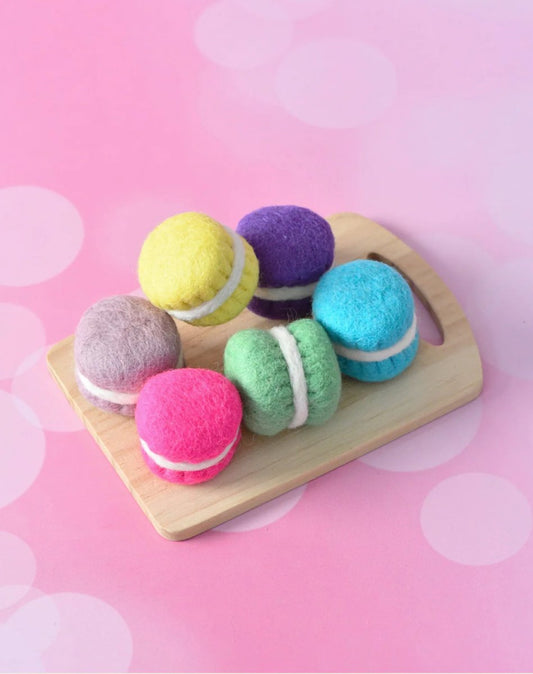 Felt Macarons Set of 6 - Tara Treasures