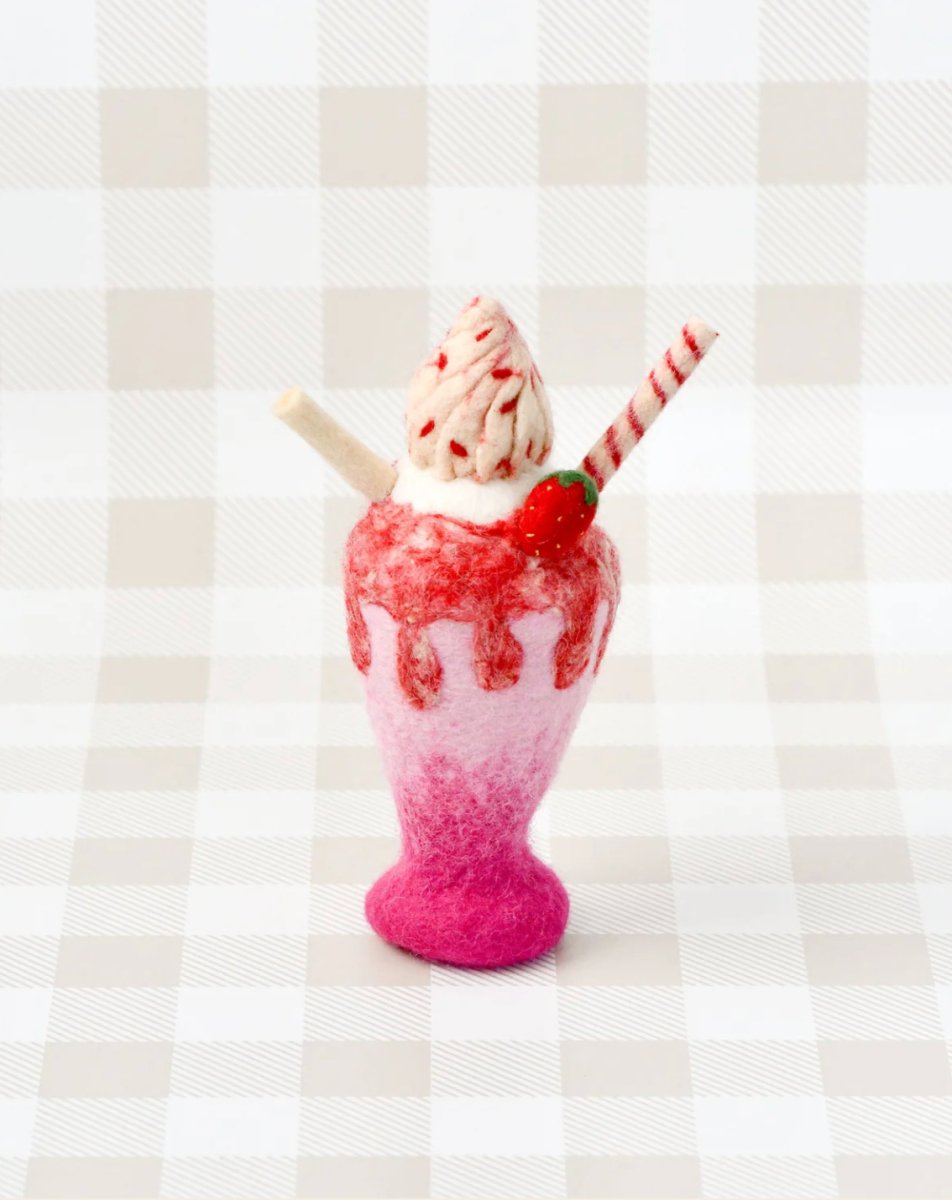 Felt Milkshakes Play Food - Tara Treasures