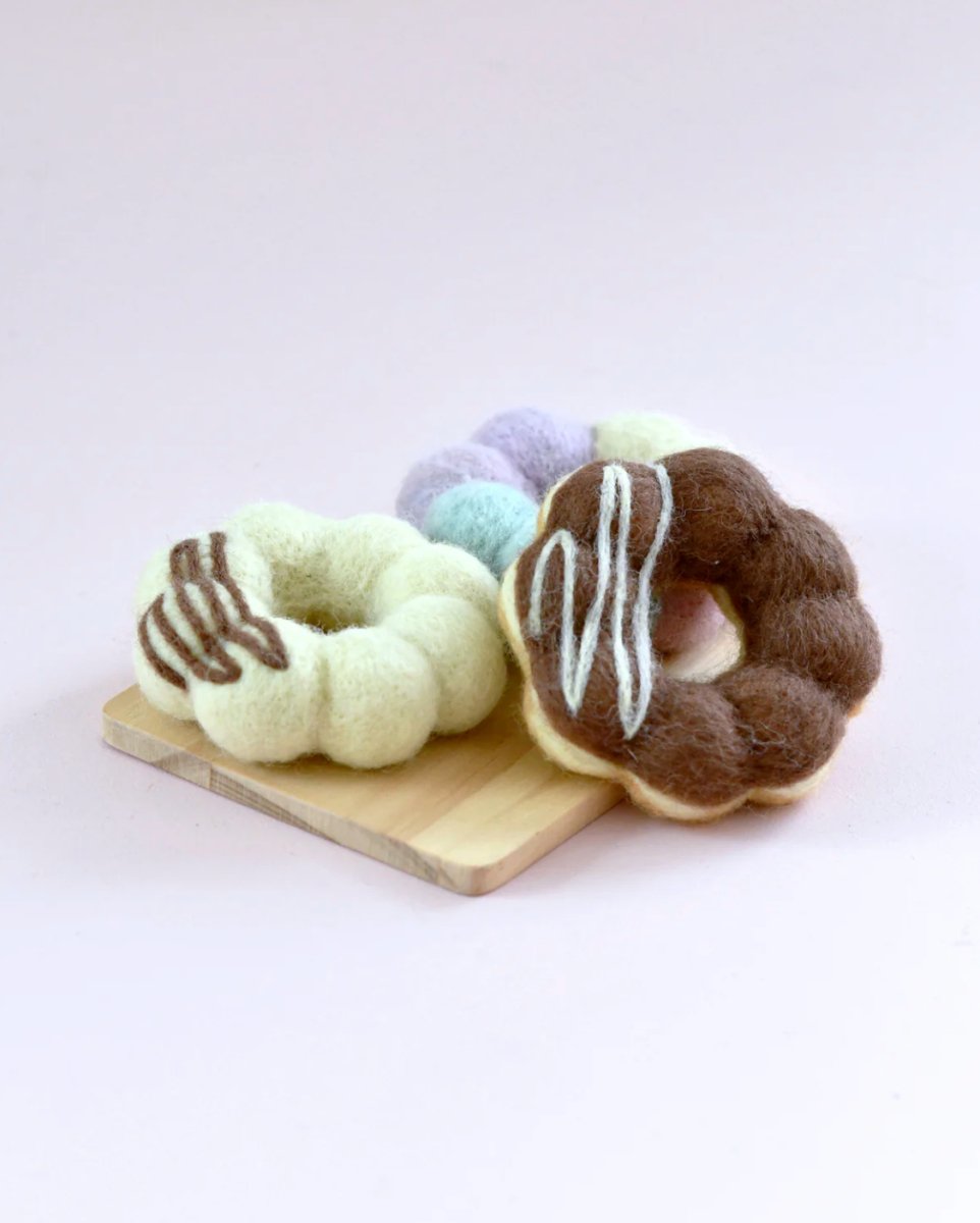 Felt Pon De Ring Mochi Donuts (Set of 3) - Tara Treasures