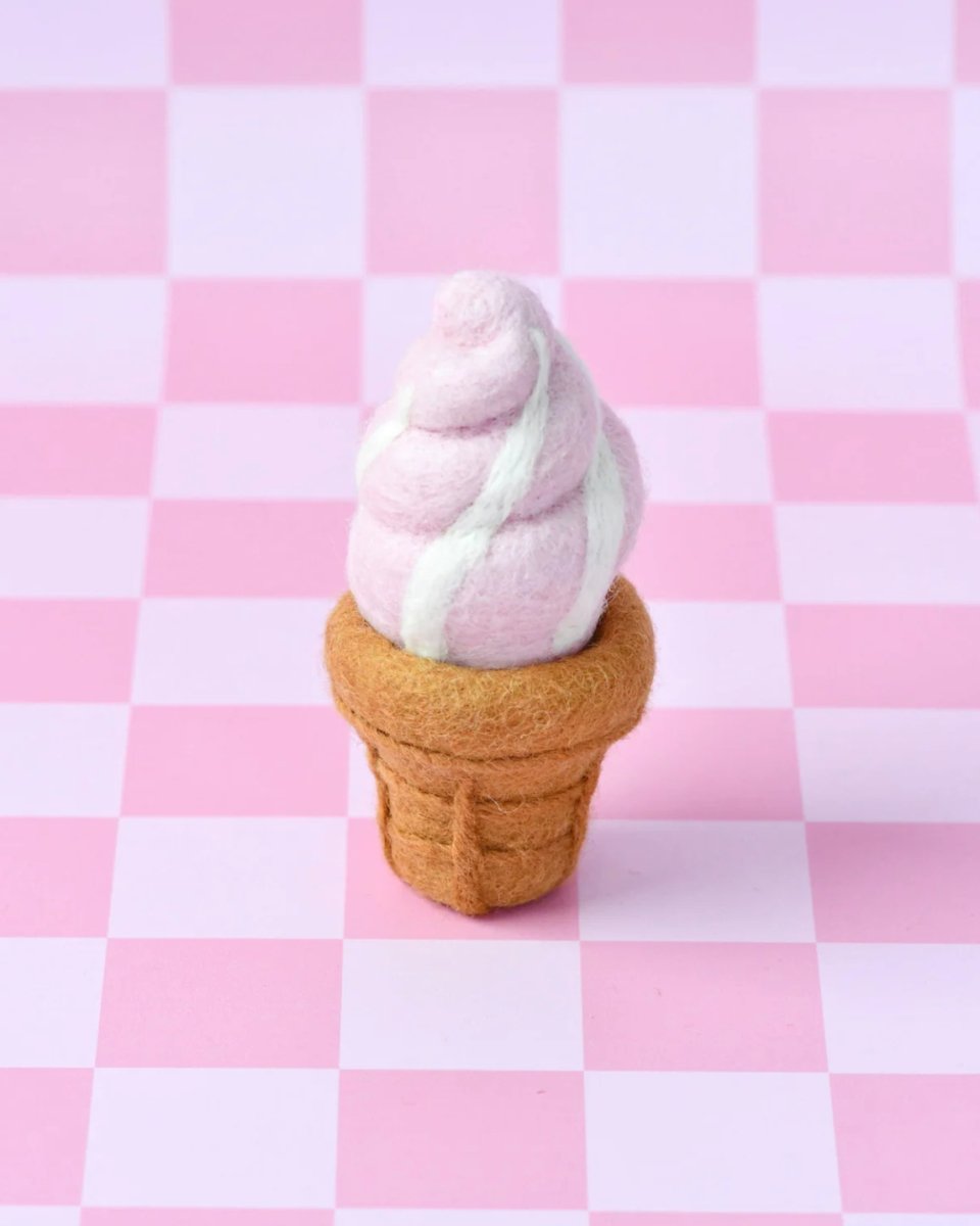 Felt Soft Serve Ice Cream - Tara Treasures